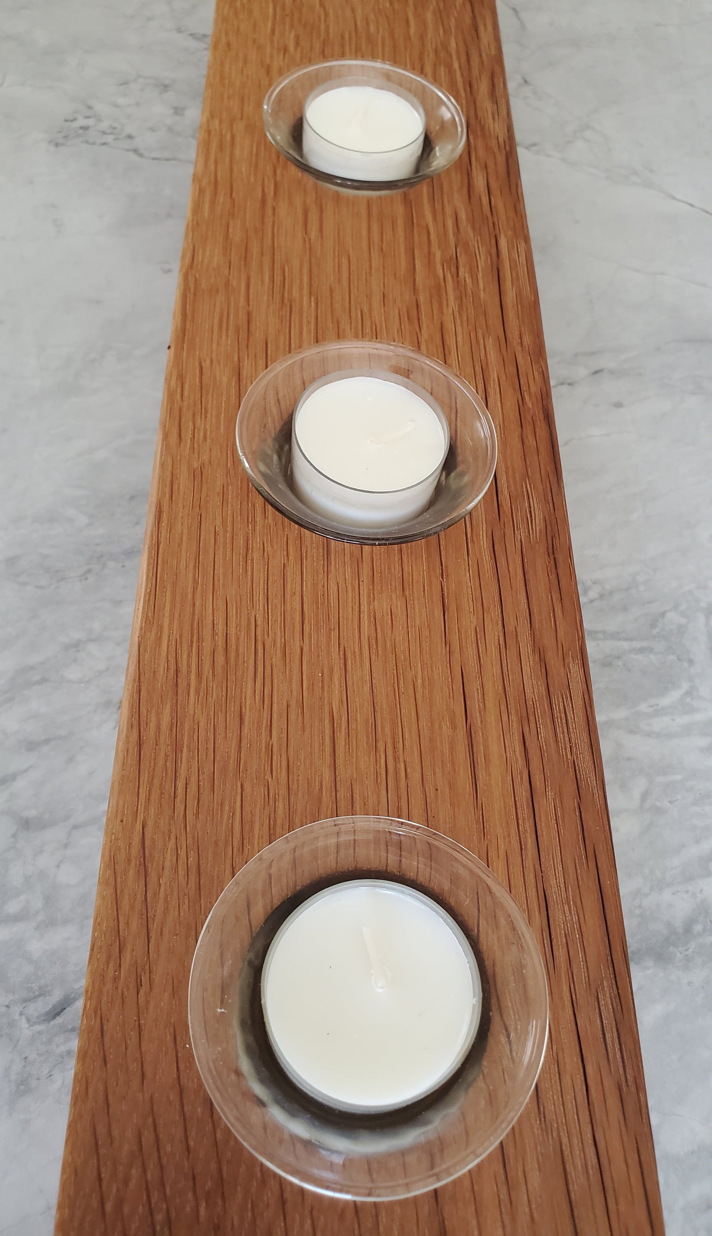 Reclaimed Oak Centerpiece  Candle Holder