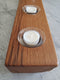 Reclaimed Oak Centerpiece  Candle Holder