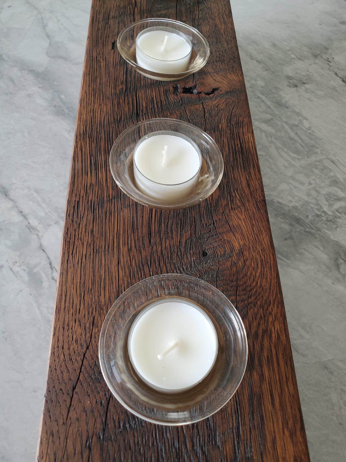 Reclaimed Oak Candle Holder