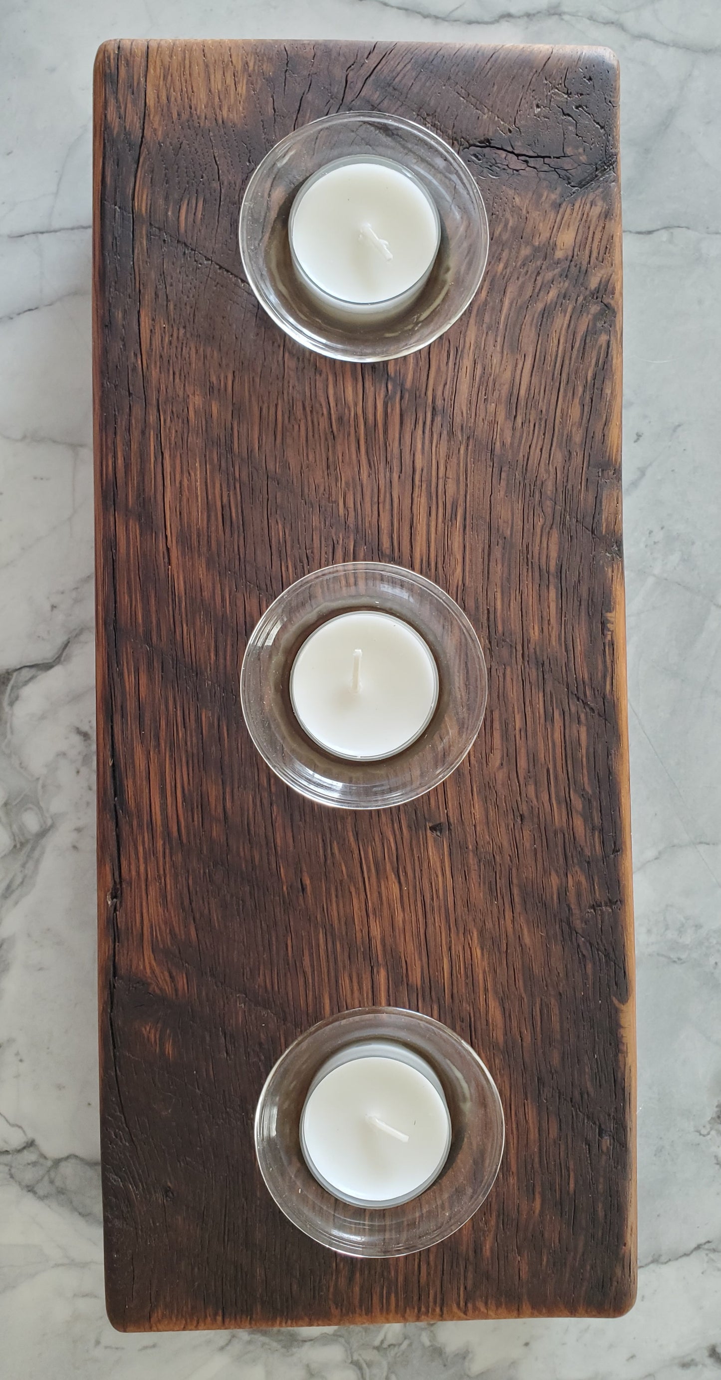 Reclaimed Oak Candle Holder