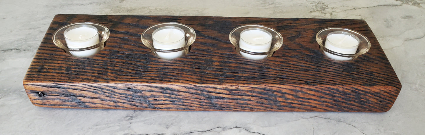 Reclaimed Oak Candle Holder