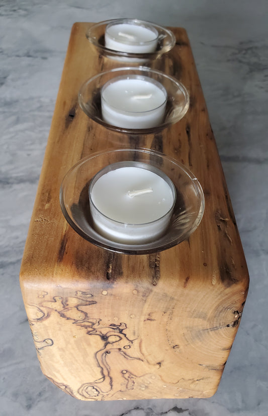 Reclaimed Oak Candle Holder