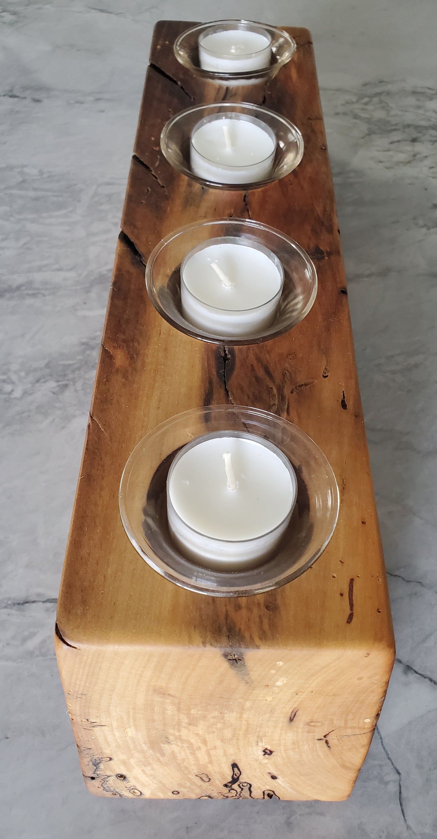 Reclaimed Oak Candle Holder