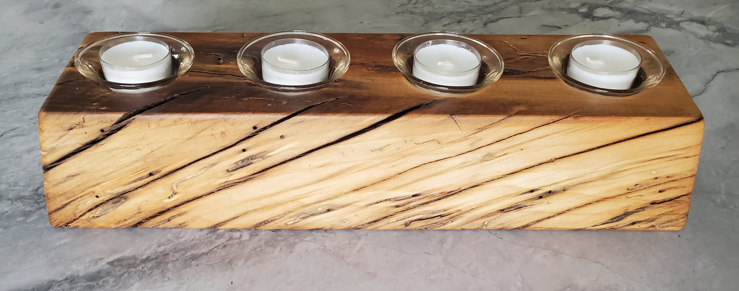 Reclaimed Oak Candle Holder