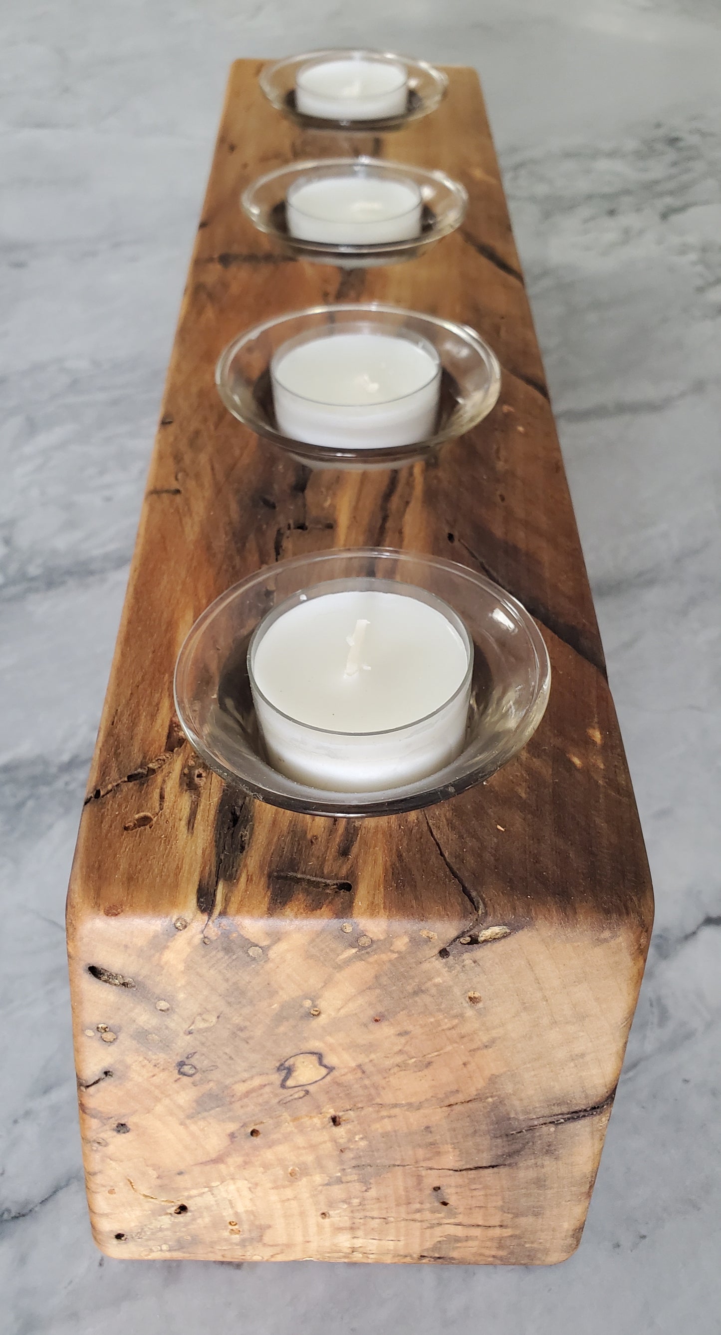 Reclaimed Oak Candle Holder