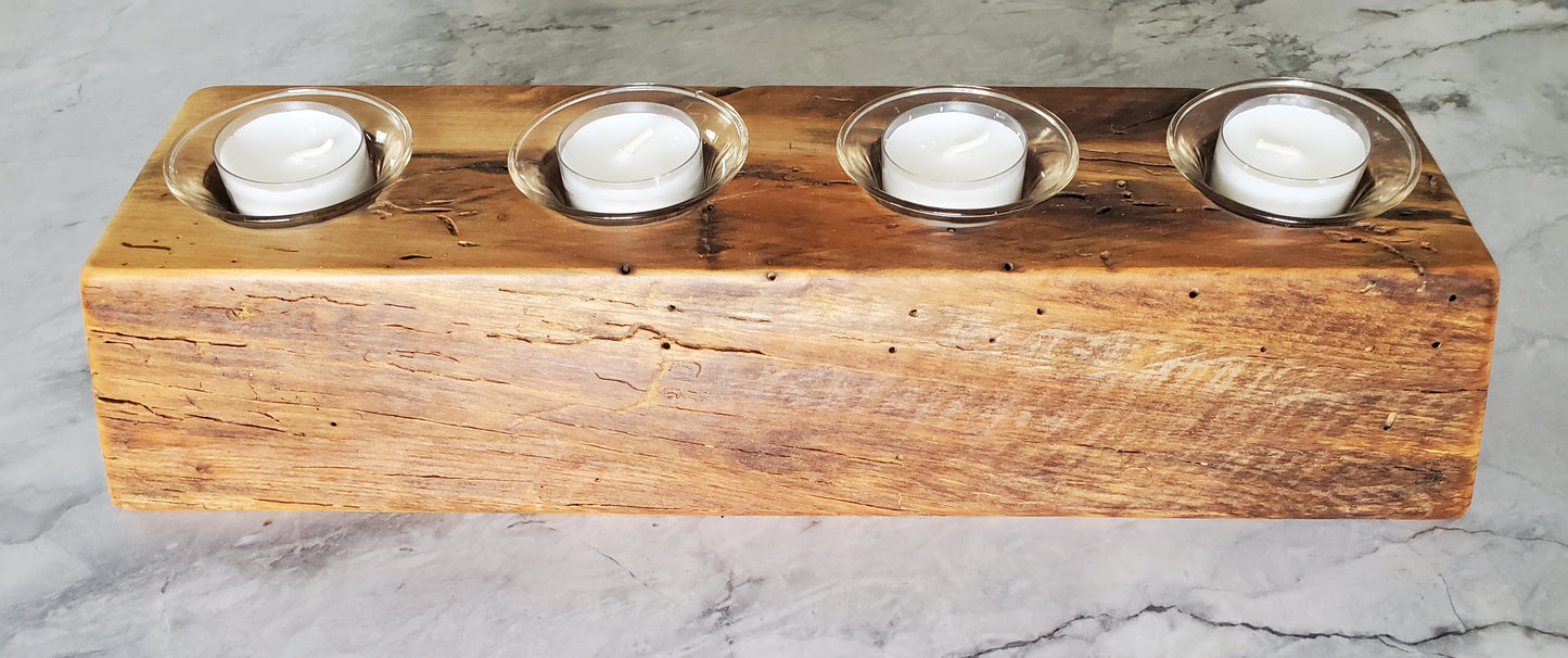 Reclaimed Oak Candle Holder