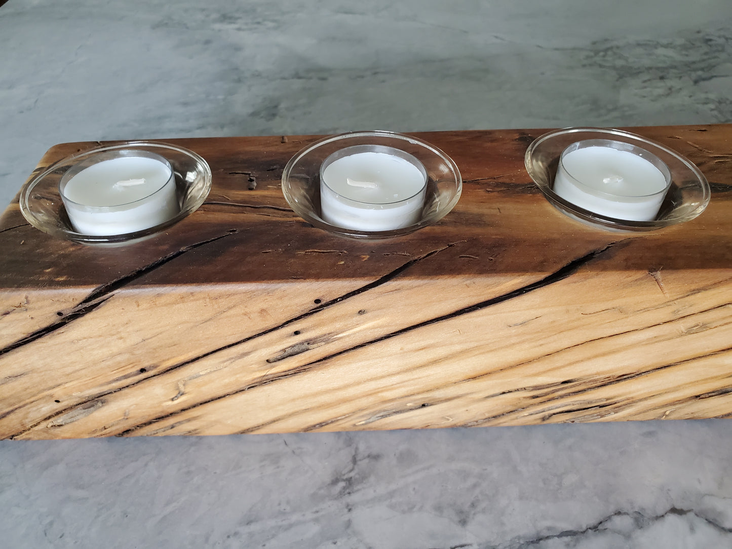 Reclaimed Oak Candle Holder