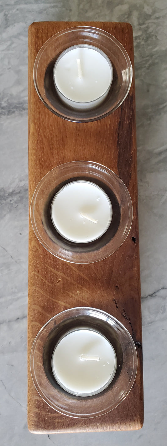 Reclaimed Oak Candle Holder