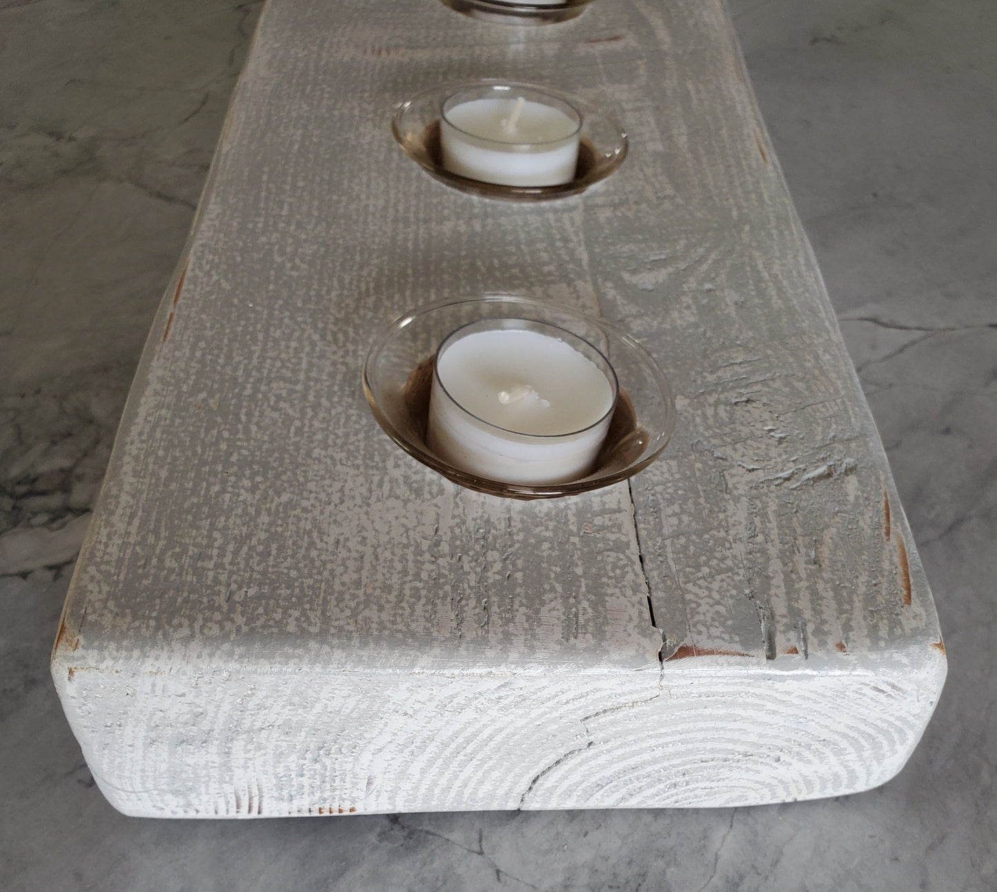 Reclaimed Pine Centerpiece Candle Holder