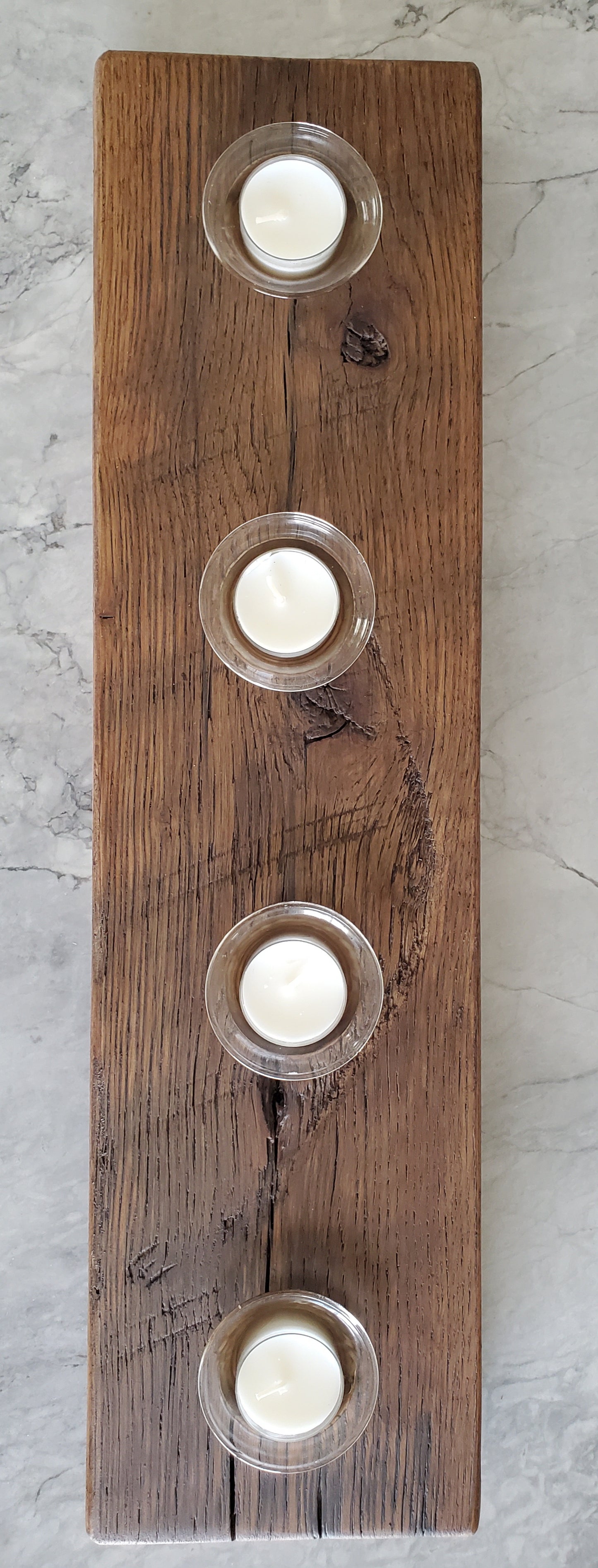 Reclaimed Oak Candle Holder